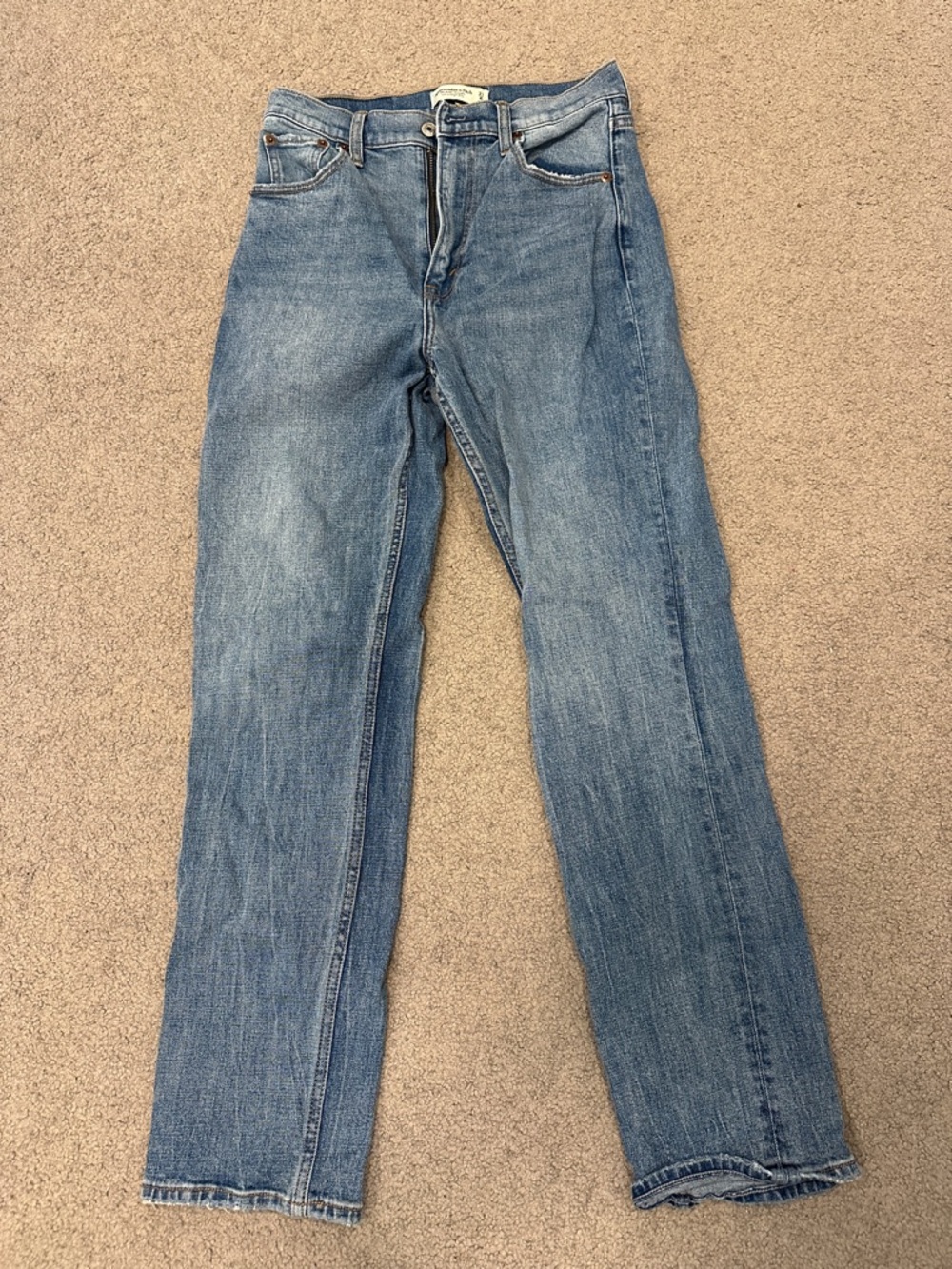 Abercrombie The Ankle Straight Ultra High Rise - Curve Love